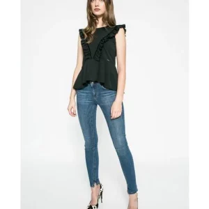 TOP LIU JO NERO CON ROUCHE