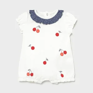 PAGLIACCETTO MAYORAL NEONATA STAMPA CILIEGIE