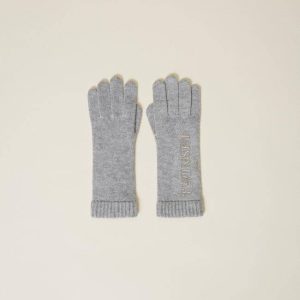 GUANTI TWIN SET GRIGIO MELANGE