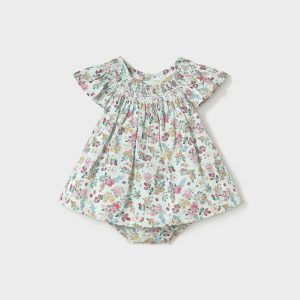 ABITO MAYORAL FIORATO CON COPRI PANNOLINO