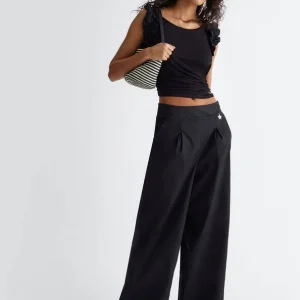 PANTALONI A PALAZZO LIU JO IN COTONE