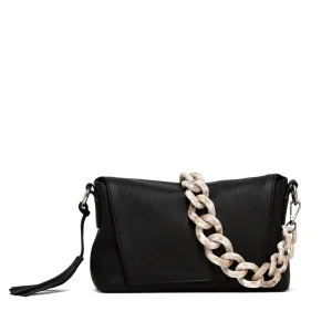 AFRICA BORSA A SPALLA CON PATTA NERA – GIANNI CHIARINI