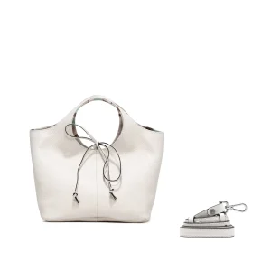 BORSA GIANNI CHIARINI REVERSIBILE BIANCA E CAMOUFLAGE “CHIARA”