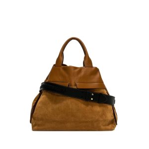 BORSA DUNA GIANNI CHIARINI SCAMOSCIATA CUOIO