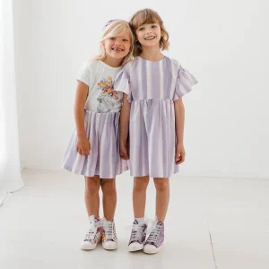 ABITO MAGIL FANTASIA LILLA CON VOLANT