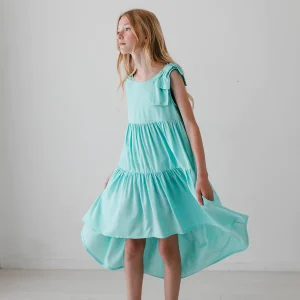 ABITO ASIMMETRICO MAGIL VERDE ACQUA