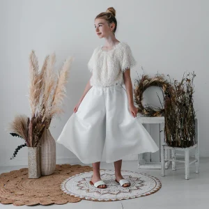 COMPLETO CERIMONIA MAGIL TOP- PANTALONE