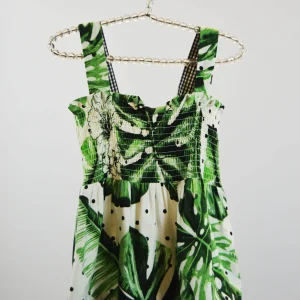 TOP/GONNA TWIN SET A STAMPA TROPICAL