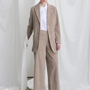 PANTALONE EUROPEAN CULTURE A COSTE DI VELLUTO