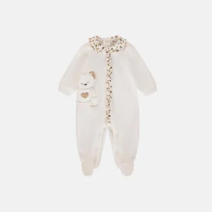 TUTINA LALALU’ IN CINIGLIA BIANCA CON COLLETTO