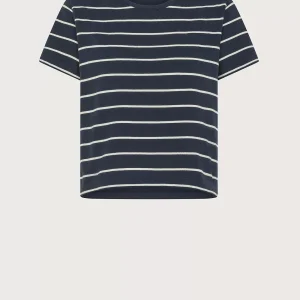 T-SHIRT 19.70 NINETEEN SEVENTY IN PIQUET DI COTONE A RIGHE