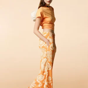 PANTALONE 19.70 NINETEEN SEVENTY AMPIO CON ELASTICO IN VITA