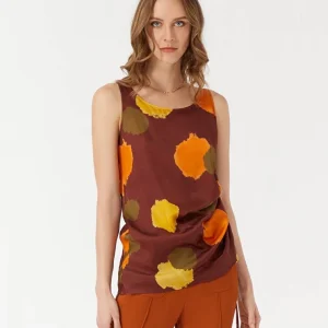 TOP MANILA GRACE CON POIS ALLOVER