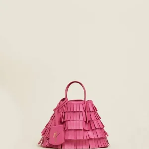 BORSA MANILA GRACE “TOTE SMALL” CON FRANGE