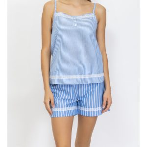 Pigiama corto righe VERDISSIMA