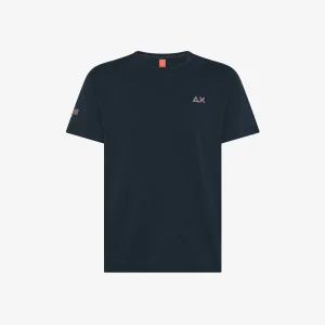 T-SHIRT SUN68 BEACH CON LOGO FLUO