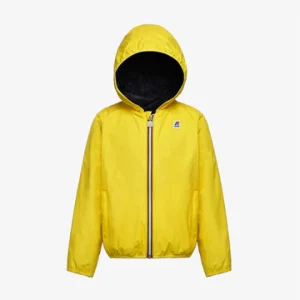 GIACCA A VENTO K-WAY REVERSIBILE GIALLO/BLU