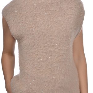 Maglia bouclè swarovsky GRAN SASSO