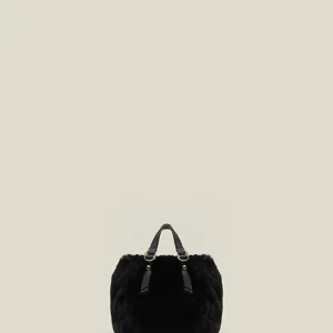 BORSA MANILA GRACE IN ECOPELLICCIA NERA