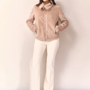 ECOMONTONE WHITE WISE CIPRIA COLLO ALTO CON ZIP