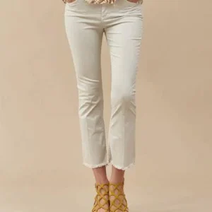 PANTALONE WHITE WISE BEIGE A ZAMPETTA