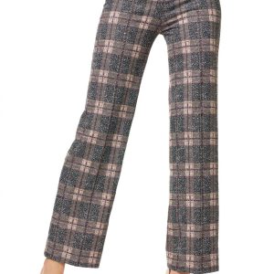 PANTALONI PHILIPPE MATIGNON A PALAZZO FANTASIA TARTAN