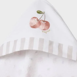 ASCIUGAMANO MAYORAL NEONATA RICAMO CILIEGIE