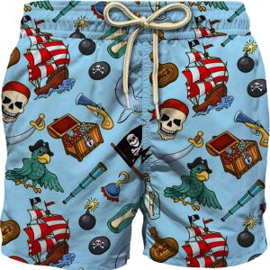 BOXER MARE FANTASIA PIRATI BIMBO MC2 SAINT BARTH