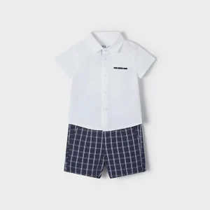 COMPLETO MAYORAL NEONATO CAMICIA BERMUDA