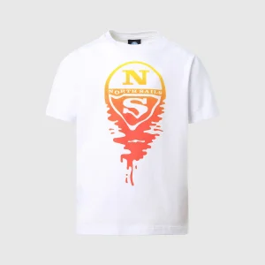 T-SHIRT NORTH SAILS STAMPA GRAFICA