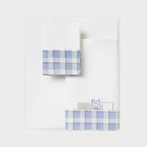 LENZUOLO CON FEDERA PER CULLA MAYORAL RICAMO ORSETTI