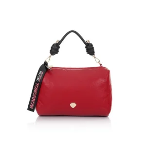 BORSA LE PANDORINE ROSSA IN ECOPELLE