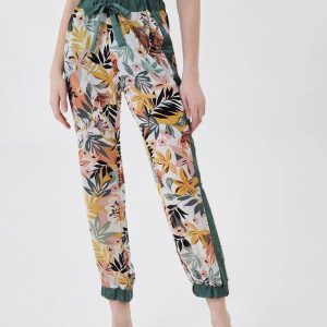 LIU JO PANTALONE JOGGING FANTASIA TROPICALE