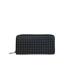 PORTAFOGLIO MIA BAG NERO CON BORCHIETTE