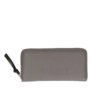 PORTAFOGLIO LARGE REBELLE PELLE MARTELLATA