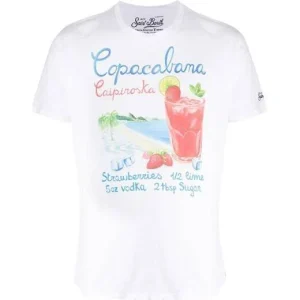 T-SHIRT MC2 SAINT BARTH CAPOCABANA BIANCA