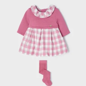 ABITO MAYORAL ROSA CON CALZINO ABBINATO