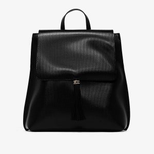 ZAINO NERO CHIARINI GUM CON MOTIVO SPIGATO